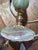 Metal Table Lamp in Green Onyx and Gilt Brass with Acanthus Claws, 1960s For Sale - Image 7 of 10