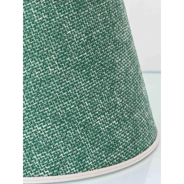 Mid-Century Modern Spanish Revival Table Lamp in Punter Green and Black Ceramic, 1970s For Sale - Image 11 of 16