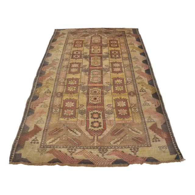 Small Vintage Tribal Wool Rug , 1960s For Sale