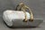 Metal Vintage Brutalist Fireplace Cask in Brass by David Marshall, 1975 For Sale - Image 7 of 9
