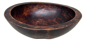 Decorative Traditional Wooden Dough Bowl, Japan, 1920s
