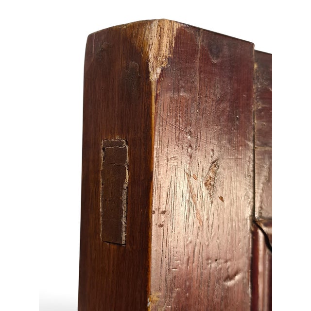 Antique 19th-Century Qing Dynasty Carved Hardwood/Elmwood "Scholar's Objects" Architectural Panel For Sale - Image 16 of 16