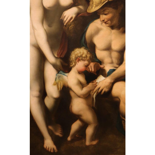 Antonio Allegri, The Education of Love, 1700, Oil on Canvas, Framed For Sale - Image 3 of 16
