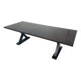 Christian Liaigre “Courier” Solid Oak Dining Table for Holly Hunt, Usa For Sale