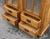 Pine Glazed Bookcase or Storage Cupboard With Four Drawers For Sale - Image 12 of 17