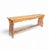 Tan Mid-Century Wooden Bench, 1960s For Sale - Image 8 of 10