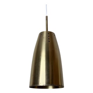 Architectural Brass Church Pendant Light, 1960s For Sale