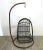 1970s Vintage Rattan & Bamboo Hanging Egg Chair For Sale - Image 5 of 7