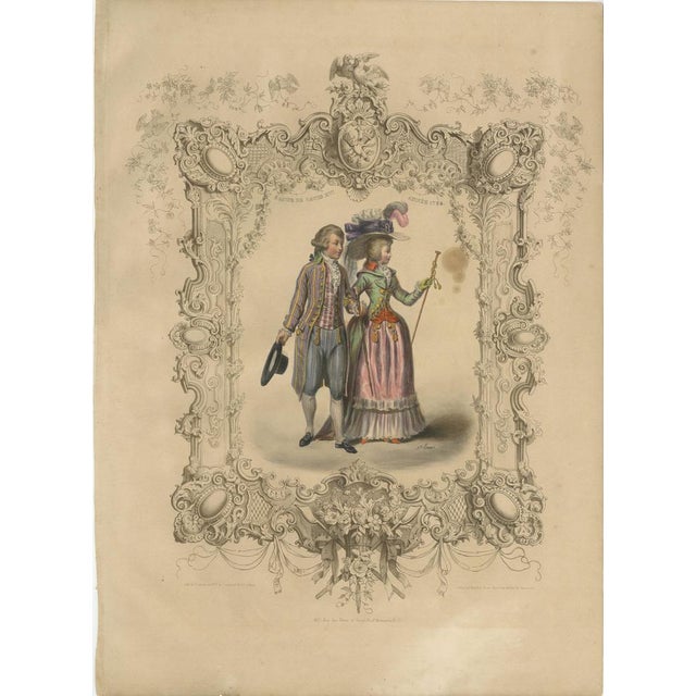 Court Costume, 1847, Lithograph For Sale - Image 10 of 10