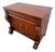 Antique Empire Style Cabinet Flame Mahogany Sideboard, Small Credenza, Buffet For Sale