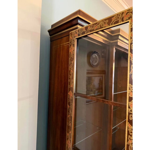 Drexel Heritage Vintage Drexel Heritage Et-Cetera China Cabinet/Breakfront For Sale - Image 4 of 11