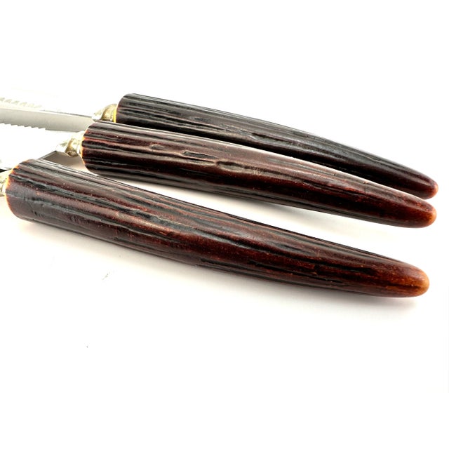 Vintage 1960's Mid Century Serving Set- 3 Pieces For Sale - Image 4 of 7