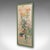 Art Deco 4' Tall Vintage Wall Panel, Oriental, Watercolour on Silk, Framed Art, Art Deco For Sale - Image 3 of 12