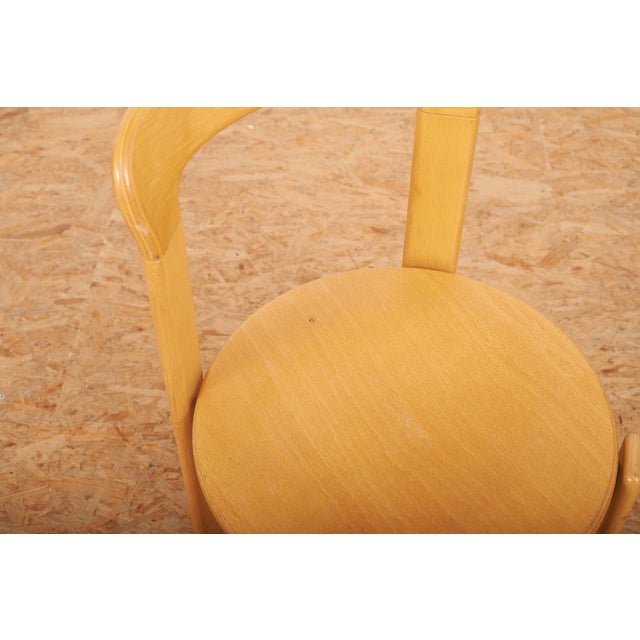 Stackable Wooden Chair by Bruno Rey for Dietiker, 1971 For Sale - Image 3 of 14