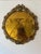 French Vintage Brass Round Frame For Sale - Image 3 of 3
