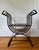 Metal 1950s Scrolled Iron Cerule Bench For Sale - Image 7 of 9