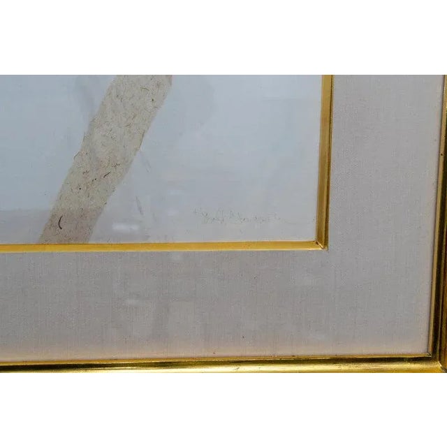 Harold Larsen Harold Larsen Mixed Media Painting For Sale - Image 4 of 13