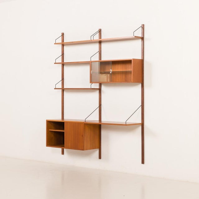 Vintage Teak Wall Unit by Poul Cadovius for Cado, 1960s For Sale - Image 18 of 18
