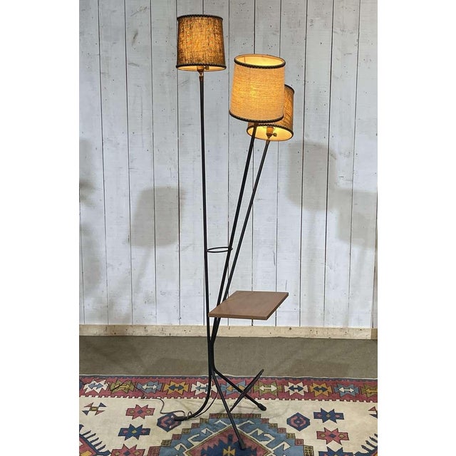 3-Light Floor Lamp with Lampshades, 1960s For Sale - Image 4 of 16