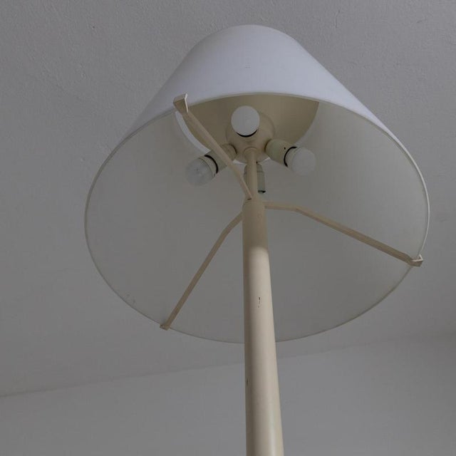 White Mod. 2484 Floor Lamp by Max Ingrand for Fontana Arte, Italy, 1950s For Sale - Image 8 of 9