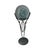 Contemporary Brutalist Metal & Art Glass Fox Sculpture on Stand | Organic Modern Lodge Accent For Sale - Image 3 of 7