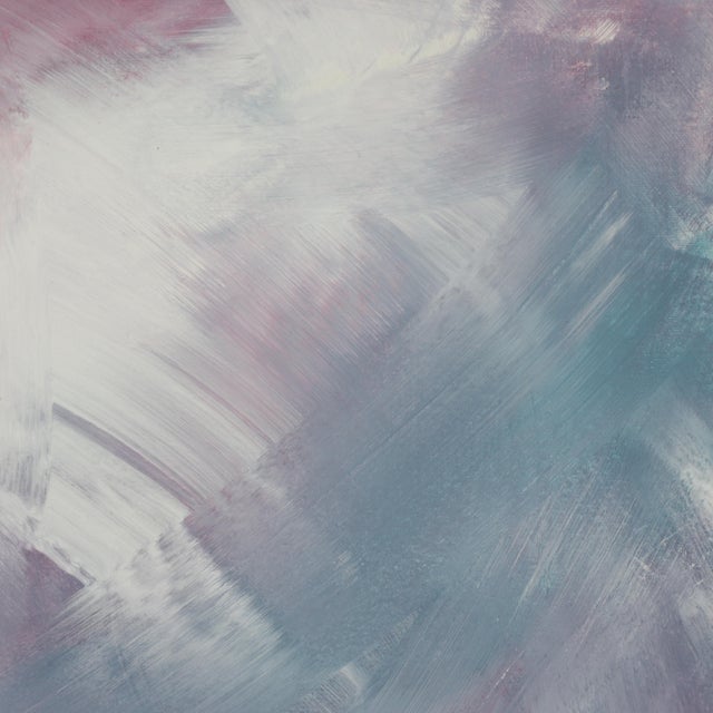 "Amethyst Skies" Contemporary Abstract Mixed-Media Painting For Sale In New York - Image 6 of 8