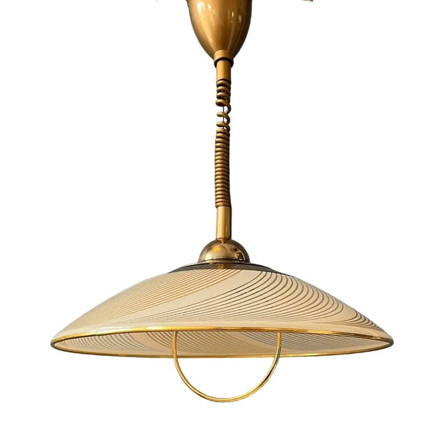 Mid-Century Hollywood Regency Pendant Lamp For Sale