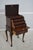 Queen Anne Henkel Harris Mahogany Fall Front Silver Chest For Sale - Image 3 of 18