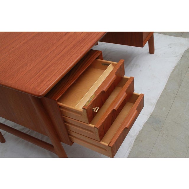 Vintage Teak Desk by Gunni Omann for Omann Jun, 1965 For Sale - Image 9 of 17