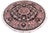 This hand‑knotted Pak Persian round rug showcases the finest expression of traditional Persian artistry. Each piece is...