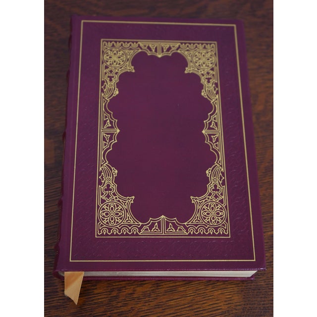Set of 5 Gold Embossed Leather Bound Books W/ Gilt Edge by the Eaton Press For Sale In Philadelphia - Image 6 of 11