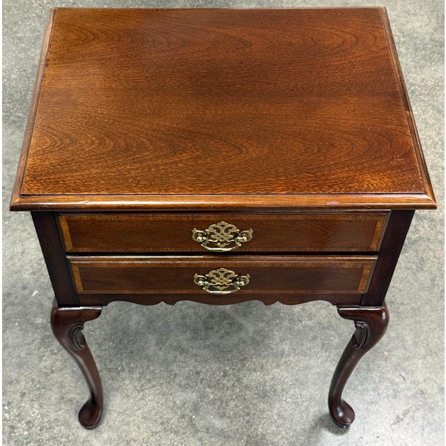 Hickory White “American Masterpiece” Georgian End Tables / Nightstands For Sale In New York - Image 6 of 12