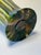 Japanese Reed Glass Vase in Shades of Green from Oljos Glass For Sale - Image 6 of 7