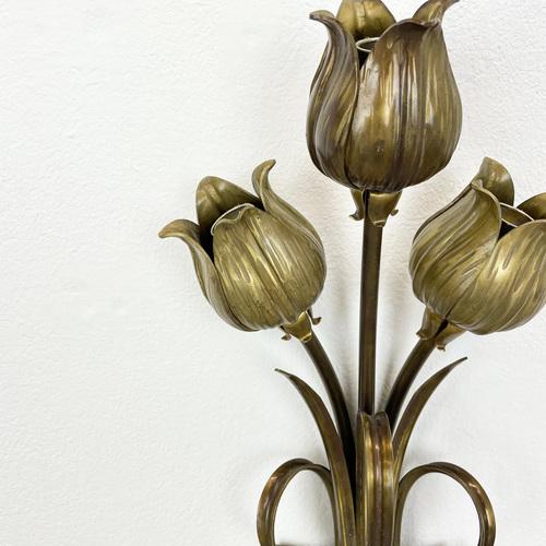 Gio Ponti Italian Flower Theatre Wall Light by Gio Ponti, 1970s For Sale - Image 4 of 18