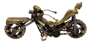 Art Motorbike in Metal