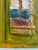 Mustard San Francisco Bay Bridge Expressionist Cityscape Oil on Masonite. Signed For Sale - Image 8 of 12