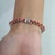 Carat&Her Natural 10.57 Ct Red Coral Cabochon Tennis Bracelet in 925 Sterling Silver For Sale - Image 4 of 13
