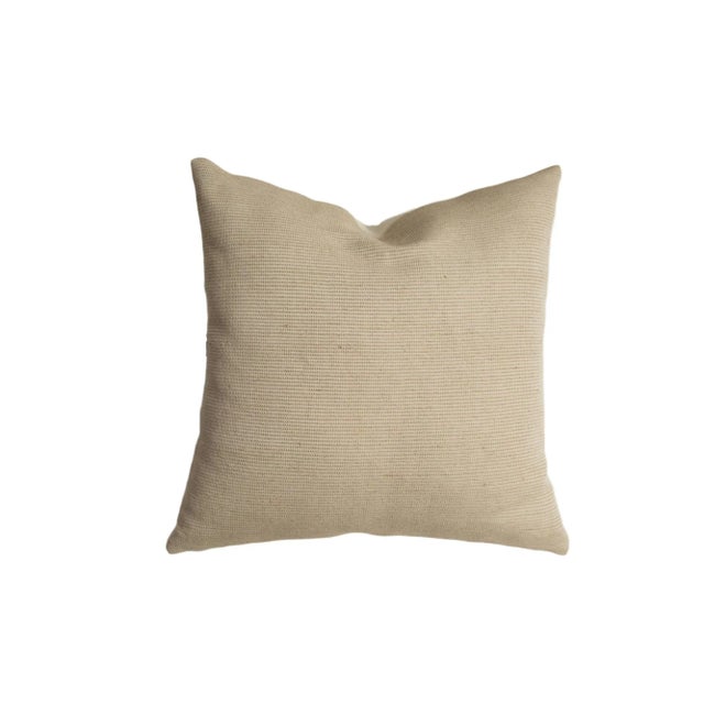Textile 20x20 Linen Jute Throw Pillow For Sale - Image 7 of 7