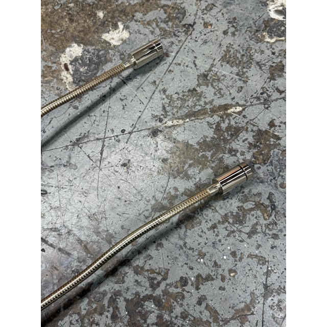 Silver Porta Romana Nomad Collection Jordan Wall Lights, Pair For Sale - Image 8 of 12