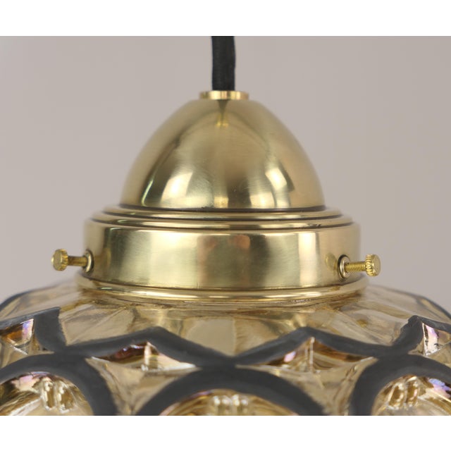 Metal Mid-Century Swedish Pendant Light, 1950s For Sale - Image 7 of 10