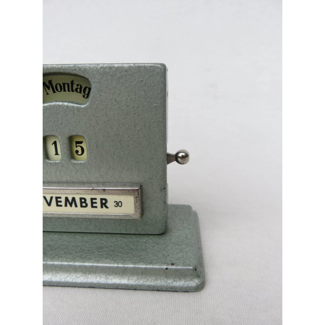 1940s Art Deco Perpetual Calendar by Jakob Maul For Sale - Image 5 of 10