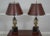 Pair Vintage Lantern Style Table Lamps W. Shades For Sale - Image 13 of 13