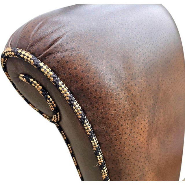Vintage Leather Chairs, 1980s, Set of 4 For Sale - Image 12 of 16