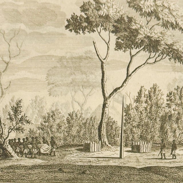 Figurative 1726 Dutch Trading Post in Madagascar Copper Engraving | François Valentijn For Sale - Image 3 of 5