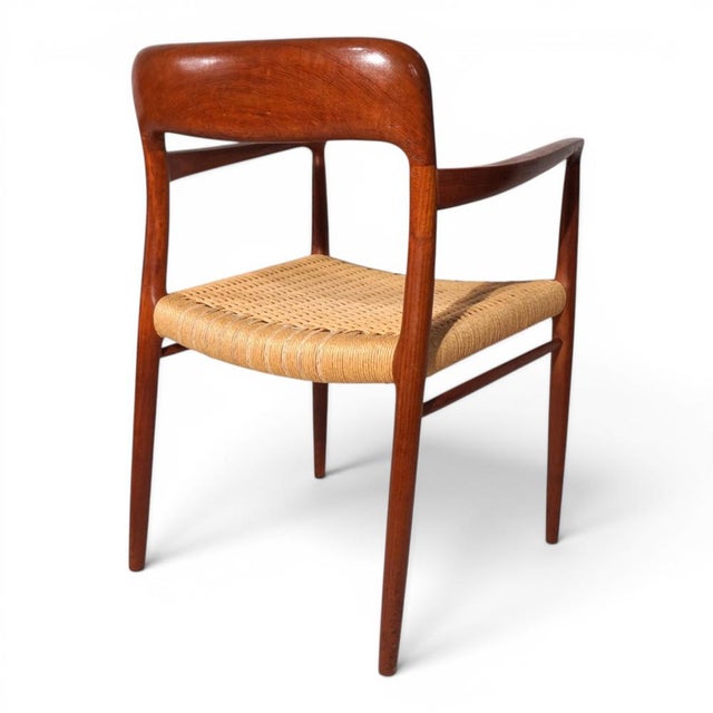 Mid-Century Modern Model 56 Teak Chair by Niels Otto Møller for J.L. Møllers, 1956 For Sale - Image 3 of 18