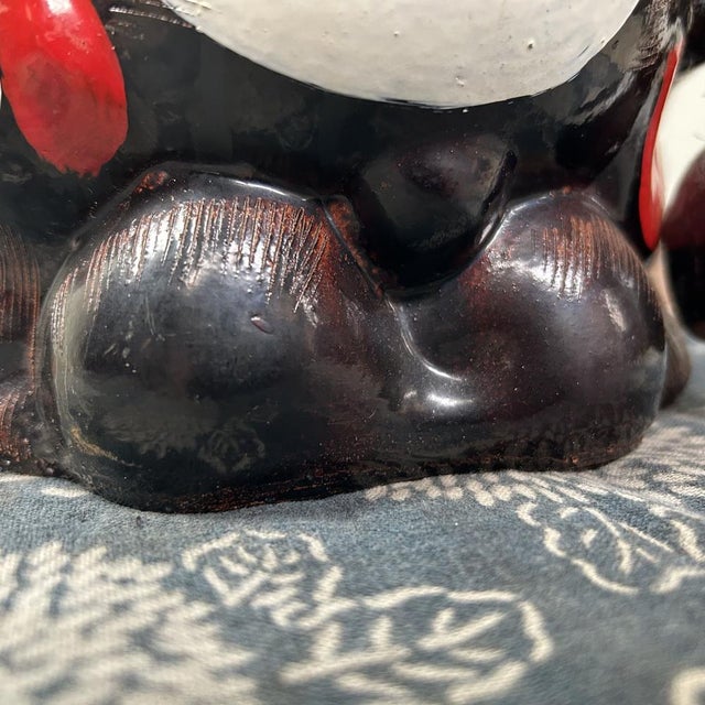 1970s Vintage Tanuki Statue, Shigaraki, Japan, 1970s For Sale - Image 5 of 9