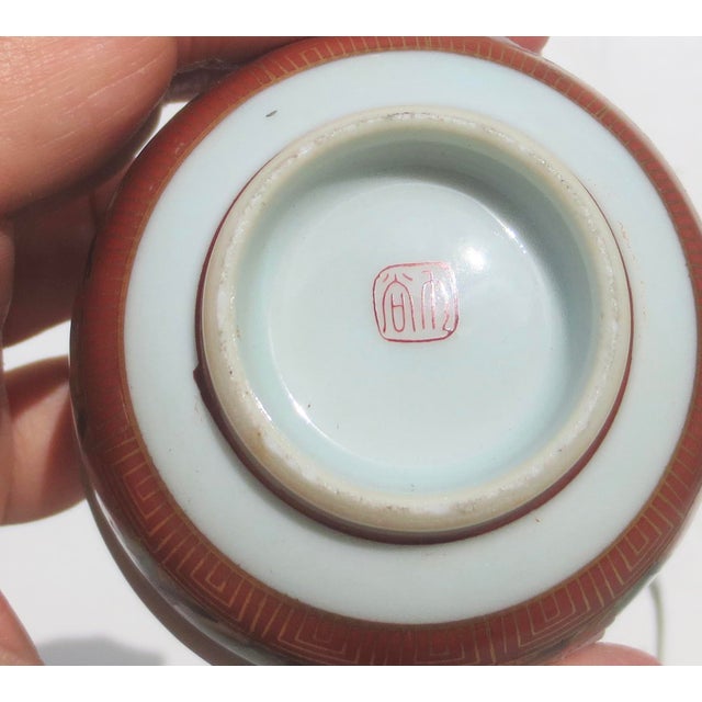 Ceramic Mid 20th Century Japanese Mid-Century Tea Set - Set of 6 For Sale - Image 7 of 10