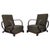 Set of Art Deco Adjustable Armchairs, Czechoslovakia, 1930s For Sale - Image 15 of 15