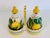 Vintage 1970s Italian Ceramic Oil & Vinegar Cruet Set W/ Lemons and Green Leaves, 3 PCS Bring the sunny charm of the...