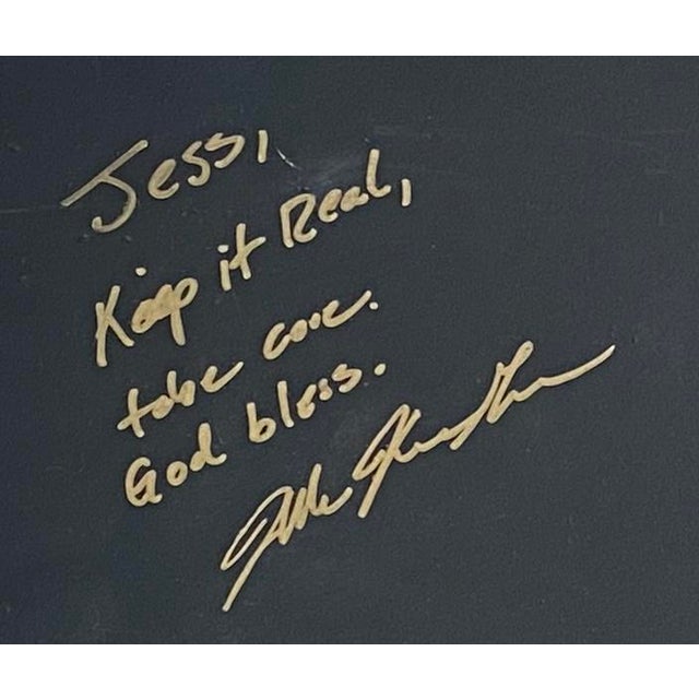 Blue Crow Lodge 'Summer Evening' Montana New Moon Water Indian Blue Tepee Knowshisgun 2001 For Sale - Image 8 of 9